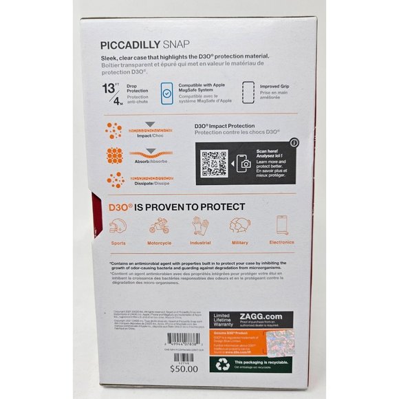 Zagg Cell Phones & Accessories Zagg Gear4 Piccadilly Snap Magsafe